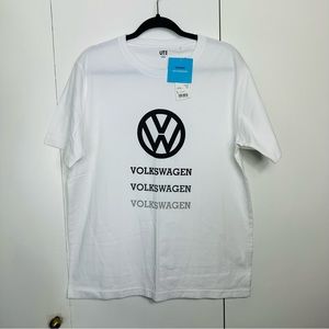 UT Volkswagen brand, whit t-shirts size L, 100% Cotton